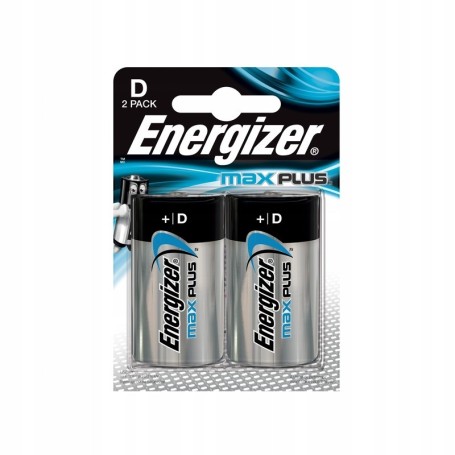 2 x Bateria Energizer MAX PLUS R20 LR20 / D 1.5 V super mocne