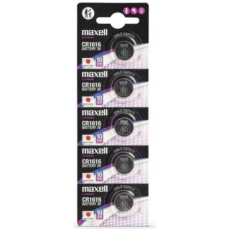 Bateria litowa MAXELL 3V CR 1616 CR1616 cena za 5 sztuk