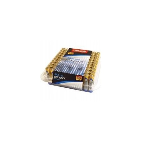 100 x bateria alkaliczna MAXELL AAA LR3 R3 folia