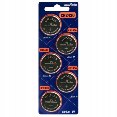 5 x bateria litowa MURATA CR 2430