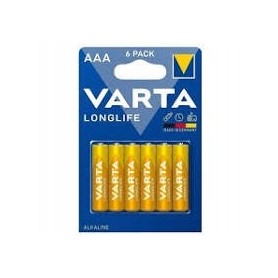 Bateria alkaliczna VARTA AAA LR3 R3 LONGLIFE 6 szt