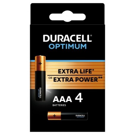 4 x bateria alkaliczna DURACELL OPTIMUM LR3 AAA R3