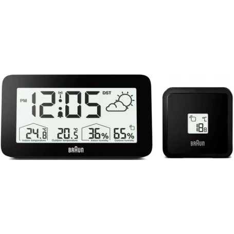 Stacja budzik zegar BRAUN BC13 sterowany radiowo DCF