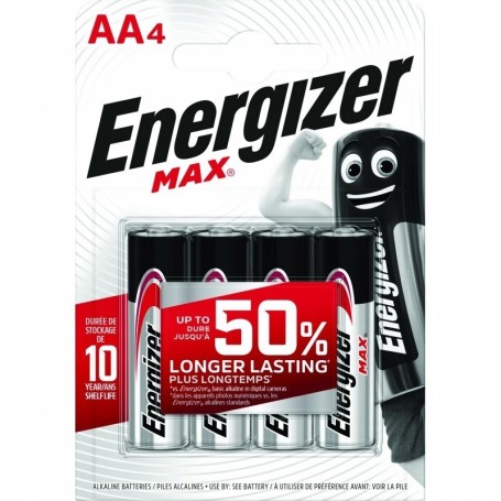 Bateria LR6 ENERGIZER MAX B4 1,5V Alkaliczna