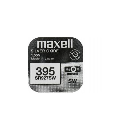 1x bateria srebrowa MAXELL SR 927 SW 395 SR927SW