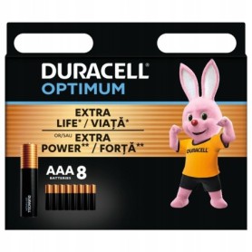 Bateria alkaliczna DURACELL OPTIMUM LR3 AAA R3 x 8
