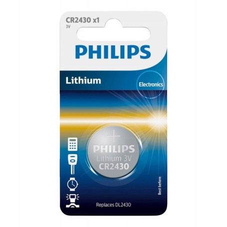 Bateria litowa Philips CR2430 bardzo mocna cena za 1 sztuke