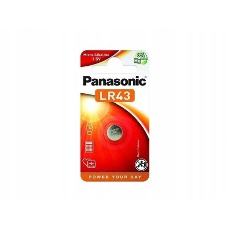 Bateria alkaliczna PANASONIC LR43 186 G12