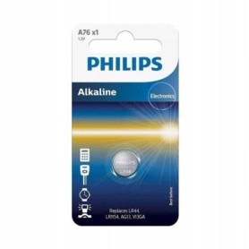 Bateria Philips LR44 A76 LR1154 AG13 V13GA