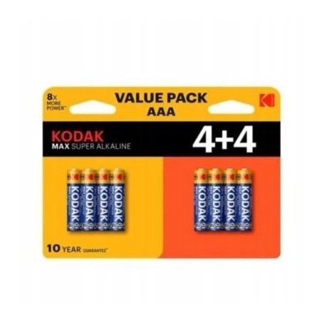 Bateria alkaliczna KODAK AAA LR3 R3 cena za 8 sztuk