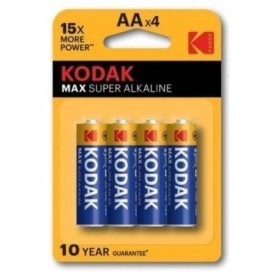 Bateria alkaliczna KODAK MAX LR6 AA cena za 4 sztuki