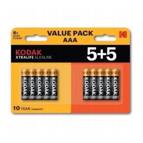 Bateria alkaliczna KODAK AAA LR3 R3 cena za 10 sztuk