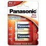 Bateria alkaliczna PANASONIC 6LR61 6F22 9V Pro Power wzmocniona 2 szt