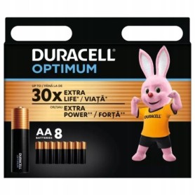Bateria alkaliczna DURACELL OPTIMUM LR6 AA R6 cena za 8 szt