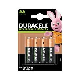 4 x akumulator DURACELL AA R6 1300mAh cena za 4 sztuki