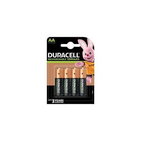 4 x akumulator DURACELL AA R6 1300mAh cena za 4 sztuki