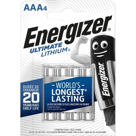 4 x bateria ENERGIZER ULTIMATE LITHIUM AAA L92 LR3