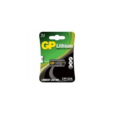 1 x bateria litowa GP LITHIUM CR123 DL123A EL123