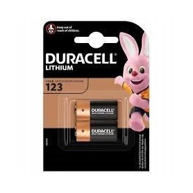2 x bateria litowa DURACELL PHOTO CR123 DL123A 123