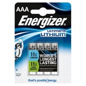 4 x bateria ENERGIZER ULTIMATE LITHIUM AAA LR3 R3