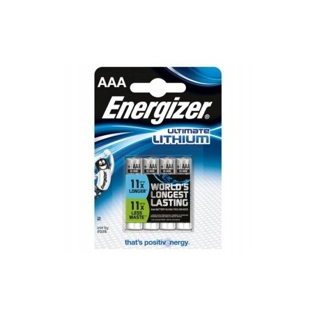 4 x bateria ENERGIZER ULTIMATE LITHIUM AAA LR3 R3