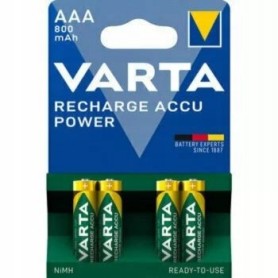 Akumulator VARTA AAA HR3 800 mAh bateria Ready2use