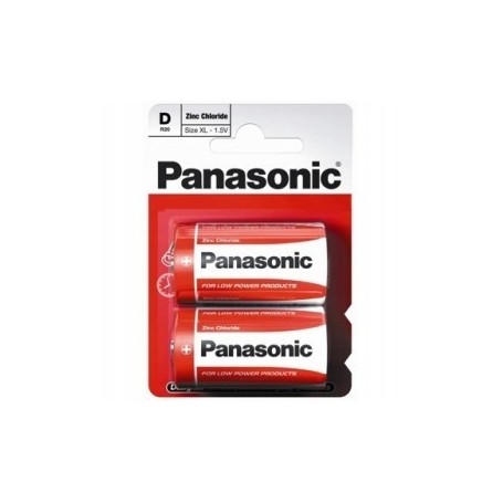 ~ 2 x bateria PANASONIC D R20 zinc carbon ~