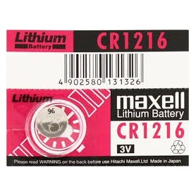 ~ Bateria litowa MAXELL 3V CR 1216 --- 1 sztuka
