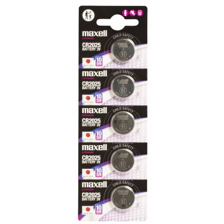 Bateria litowa MAXELL 3V CR 2025 CR2025 cena za 5 sztuk