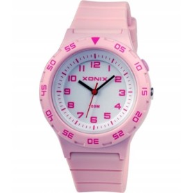 CZYTELNY zegarek XONIX AAL dla dziewczynki NA LATO