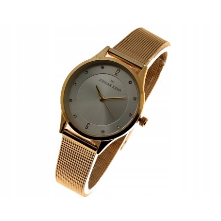 Zegarek JORDAN KERR P126 cyrkonie na tarczy