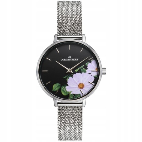 Zegarek JORDAN KERR 3008 pudeko gratis kwiaty na tarczy
