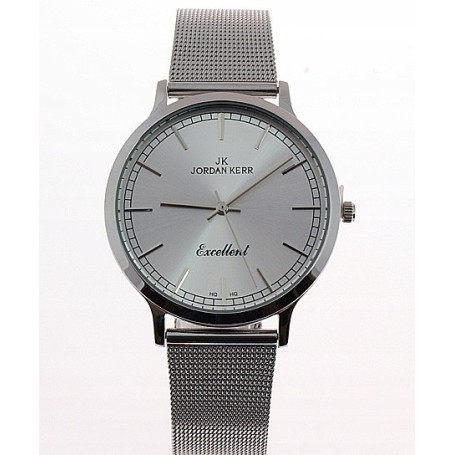 ~ Zegarek JORDAN KERR stalowa klasyka + PUDEKO ~