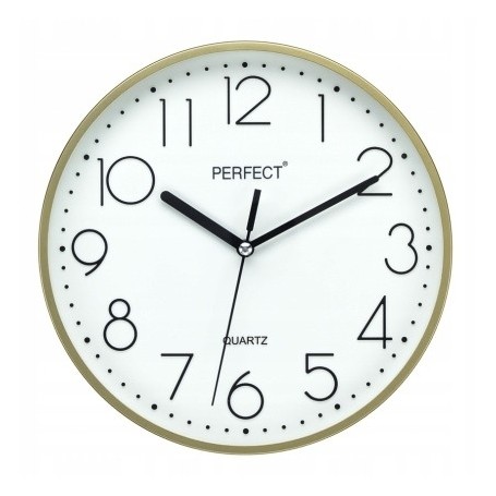 CZYTELNY zegar analogowy cienny Perfect 5814