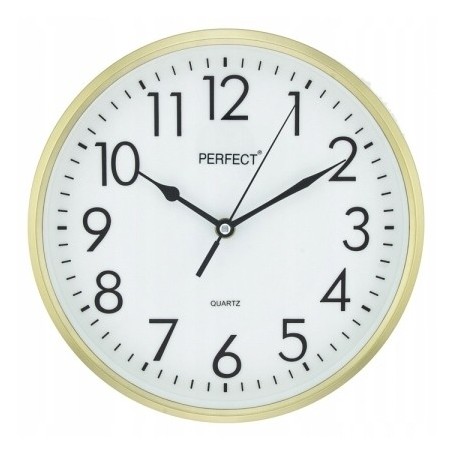 CZYTELNY zegar analogowy cienny Perfect 5742