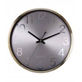 Zegar Perfect aluminiowy pyn¥cy mechanizm DU½Y