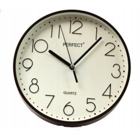 CZYTELNY zegar analogowy cienny Perfect 5814