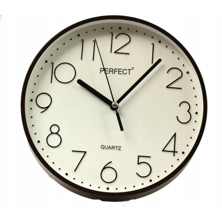 CZYTELNY zegar analogowy cienny Perfect 5814