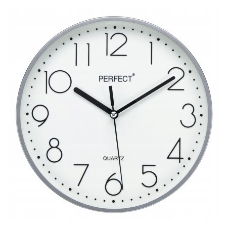 CZYTELNY zegar analogowy cienny Perfect 5814