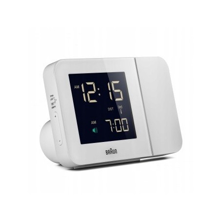 Budzik BRAUN BNC015 LCD radio controlled projektor