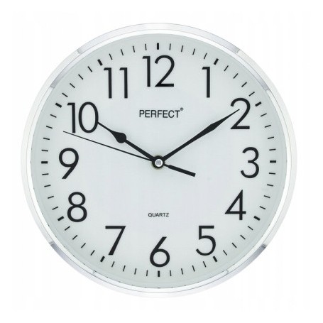CZYTELNY zegar analogowy cienny Perfect 5742