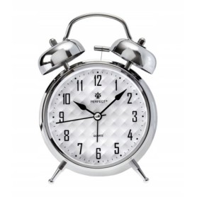 Zegar budzik kwarcowy PERFECT bardzo gony GONG