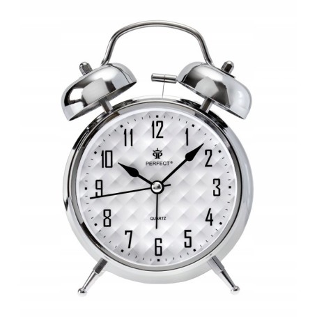 Zegar budzik kwarcowy PERFECT bardzo gony GONG