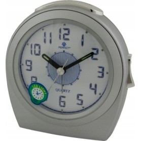 Zegar Budzik kwarcowy PERFECT podwietlenie LED