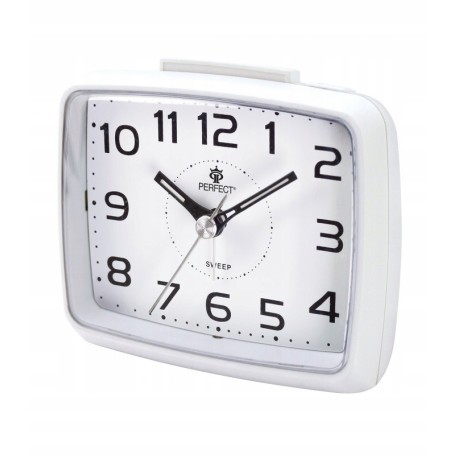 Budzik kwarcowy PERFECT 879 zegar podwietlenie alarm pyn¥cy mechanizm