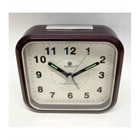 Budzik kwarcowy zegar PERFECT 720 alarm