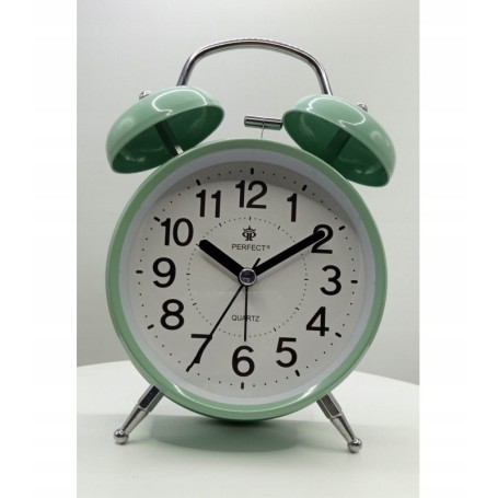 Zegar budzik kwarcowy PERFECT bardzo gony GONG