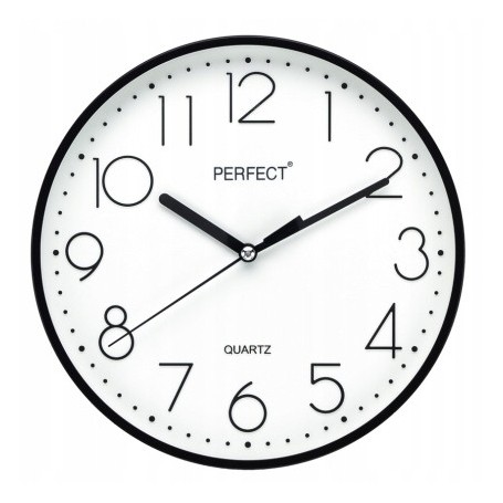 CZYTELNY zegar analogowy cienny Perfect 5814