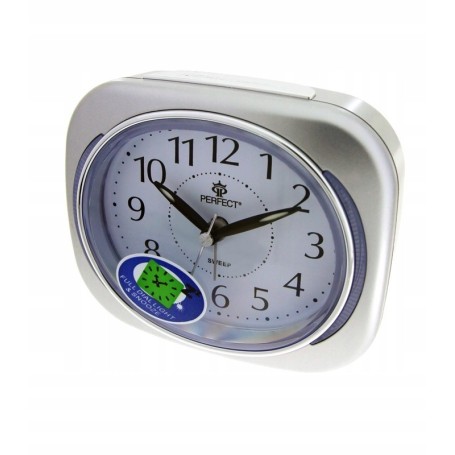 Zegar Budzik kwarcowy PERFECT SQ826 podwietlenie