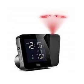 Budzik BRAUN BC15 z projektorem sterowany radiowo podwietlenie projektor